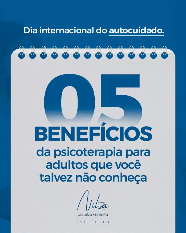 Autocuidado também é cuidar da sua saúde emocional. 